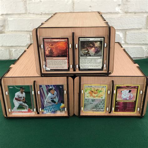 metal tcg deck box|containers for decks of cards.